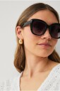 Ellos Collection   Klassiske Chunky solbriller   Svart