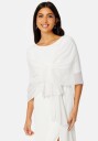 Bubbleroom Occasion Chiffon Shawl White 