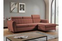 Hoffman Sofa med Sjeselong 3 seter   Kobber