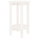 vidaXL Salongbord hvit Ø 40x60 cm heltre furu