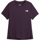 The North Face W Flex Short Sleeves Reg Tee   Purple   M