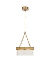 Menil Chandelier Soft Brass Medium
