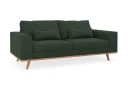 Copenhagen 2 seters Manchestersofa   Mørk grønn