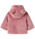 Name It Jakke   Imitert pels   NbfMila   Lilas   Name It   74   Overgangsjakke   Rosa