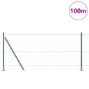  Gjerde med innlegg. grønn 1 x 100 m PVC belagt stål