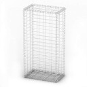 vidaXL Gabionkurv med lokk galvanisert tråd 100 x 50 x 30 cm