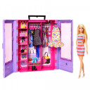 Klesskap og dukke Barbie