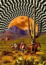 Illusionary Cowboys Plakat / 21x30cm