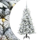  Kunstig sammensatt juletre med 150 LED grønn 120 cm PE og PVC