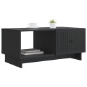  Kaffebord Svart 90 x 50 x 40 cm Konstruert tre