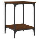 vidaXL Salongbord brun eik 40x40x55 cm konstruert tre