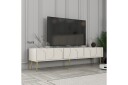 Hazim TV-benk 180 cm - Krem/Gull