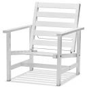 Fri Form Lænestol aluminium hvid