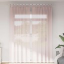  Voile gardiner med stanglommer 2 stk lyserosa 8721158552068