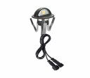 Nordic Terrassebelysning A2 0,4W Kaldhvit IP65 Sort Dimbar