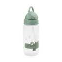 Done By Deer Croco Drikkeflaske 350 ml Grønn med Sugerør
