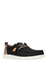 Hey Dude Wally Summer Linen   Black   43