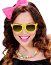 Kostymebriller i Wayfarer Stil Gul
