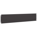 vidaXL Plenkanter 30 stk svart 20x103 cm kaldvalset stål