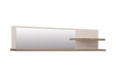 Vegghylle med Speil Breage 25x213 cm   Brun | Hvit