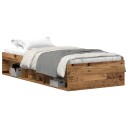  Sengeramme uten madrass gammelt tre 75x190 cm konstruert tre 3329309