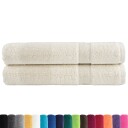  Premium håndklær SOLUND 2 stk kremhvit 100x200cm 600 g/m2