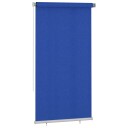 vidaXL Utendørs rullegardin 120x230 cm blå HDPE