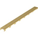 Blücher Grate Line Vienna 800 Messingfarget Rist 50x732 mm Stål