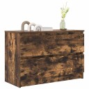  TV benk røkt eik 80x35x54 cm konstruert tre