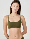 Etam Pure Soft   Bralette   Green   XS