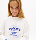 Tommy Hilfiger Collegegenser Crew Gammel White 8 år 128 Collegegenser Blå Hvit