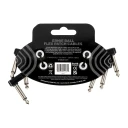 Ernie Ball EB-6443 Flex Patchkabel Black 7,5cm 3-Pack