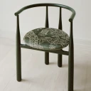 New Works Spisestol Bukowski Black Dedar Tiger Mountain med armlener
