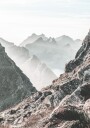 Majestic Mountain View Plakat Plakat / 40x50cm