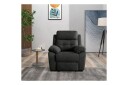 Recliner Lannilis Antrasitt, Stoff/tre/metall, Manuell hvilestol - Antrasitt, Stoff/tre/metall, Manuell hvilestol