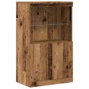  Serviesskap Brun 60 x 37 x 100 cm Konstruert tre