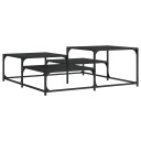  Salongbord svart 107x107x40 cm konstruert tre 8721012195349