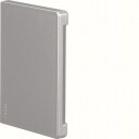 Hager BR651306LAN Endestykke Aluminium, Symmetrisk 130 X 68 mm