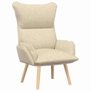  Avslappende stol Krem 69 x 74 x 93 cm stoff