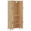 vidaXL Highboard sonoma eik 69,5x34x180 cm konstruert tre 8720845410391