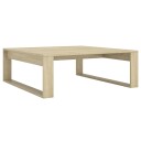 vidaXL Salongbord sonoma eik 100x100x35 cm sponplate