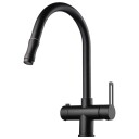 Tapwell Rin886 Uttrekk+Avstengning Svart Matt (TA-9424255)