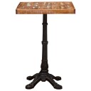  Bistrobord Brun 50 x 50 x 76 cm gjenvunnet heltre