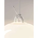 Lodes Oblò Pendel Large 2700K Silk Hvit/Hvit