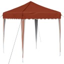vidaXL Pop-up Festtelt 195 x 195 x 245 cm Terrakotta Oxford Stoff