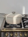 Le Creuset Støpejernsgryte 4,2L/24cm Meringue