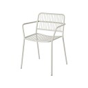Broste Copenhagen Eden Stol m/Armlene Beige Grey