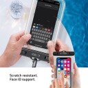 Tech-Protect Vanntett Mobildeksel UWC7 - Svart / Gjennomsiktig for Enheter Opp til 6,9"