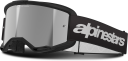 Alpinestars Crossbriller  Vision 3 Wordmark Svart-Mirror Silver