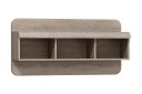 Vegghylla Link 120X25X56 Cm   Svart/Hvit